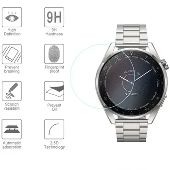 4 шт./лот Защитная Пленка из закаленного Стекла Для Huawei watch 3 pro SmartWatch Guard 2.5D прозрачные HD Защитные пленки