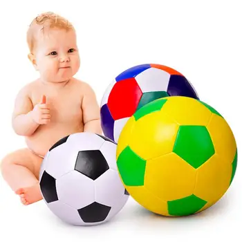 Мягкий футбольный мяч Детский футбольный мяч для занятий спортом в помещении Мини-футбольный мяч с мягкой начинкой, износостойкая мягкая футбольная игрушка для детей на день рождения