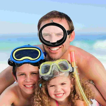 Очки для дайвинга, очки для плавания, маска для подводного плавания с маской и трубкой, широкий обзор из нержавеющей стали