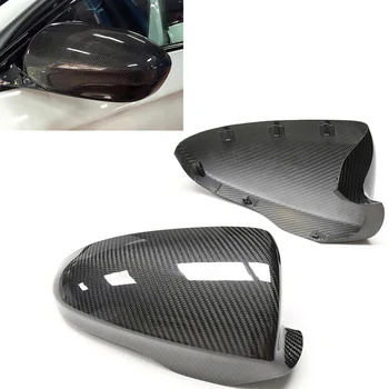 Сухая замена углеродного волокна, боковые крышки зеркал заднего вида, подходят для BMW F10 M5 F06 F12 F13 M6