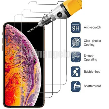 1000шт 9H Премиум Прозрачное Закаленное Стекло Для Защиты Экрана Для iPhone 12 11 Pro Max XS XR X 8 7 6 Plus Anti-shock