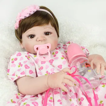 Npk кукла-имитатор, детские игрушки, розовый жираф, милые товарищи по играм детства, полностью резиновые, силиконовая кукла-Реборн, подарок на день рождения.