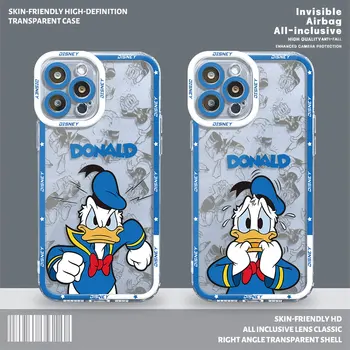 Чехол Disney Cute Donald Duck Чехол для Телефона Samsung Galaxy S23 Ultra S20FE S10 S22 Plus S21 Note 20 Ultra 10 Plus