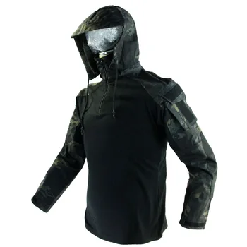 НОВАЯ вездеходная камуфляжная тактическая футболка GEN3 Модифицированная боевая куртка Ykk Со съемным капюшоном 9 цветов с длинным и коротким рукавом