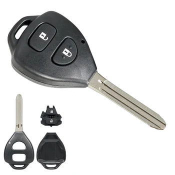 Замена Чехла для дистанционного ключа автомобиля с 2 Кнопками Подходит для Toyota/Venza Corolla Camry RAV4 Crown A M