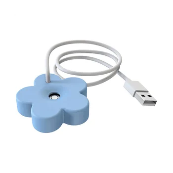 Мини Портативный увлажнитель воздуха с USB-кабелем, герметизирующий дизайн, Безцилиндровый увлажнитель воздуха для путешествий, персональный увлажнитель воздуха для спальни, синий