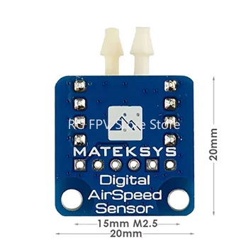 Цифровой датчик воздушной скорости Matek System ASPD-4525 для Ardupilot Matek Flight Controller I2C FPV RC самолет с фиксированным крылом