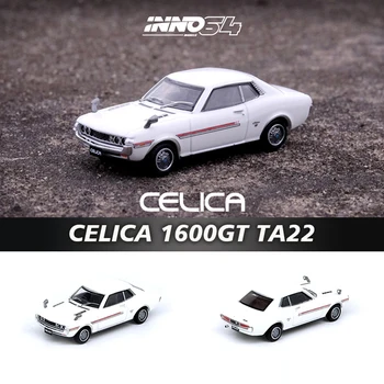 INNO В наличии 1:64 CELICA 1600GT TA22 Белая Литая Под давлением Коллекция моделей автомобилей Diorama Миниатюрные игрушки Carros