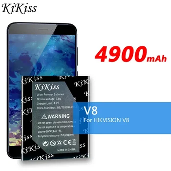 Аккумулятор KiKiss емкостью 4900 мАч V 8 для HIKVISION V8, сменный аккумулятор Bateria