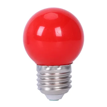 E27 3 Вт 6 SMD светодиодная Энергосберегающая Глобусная лампа переменного тока 110-240 В, красная