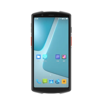 Мобильный 5,99-дюймовый сенсорный экран Ручной КПК Сканер штрих-кода Беспроводная Разблокировка отпечатков пальцев NFC для сбора данных Android Termi
