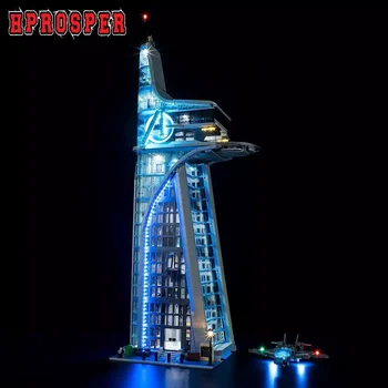 Hprosper 5v Led Light Для Декоративной лампы 76269 Marvel Avengers Tower с батарейным отсеком (не включает строительные блоки Lego)